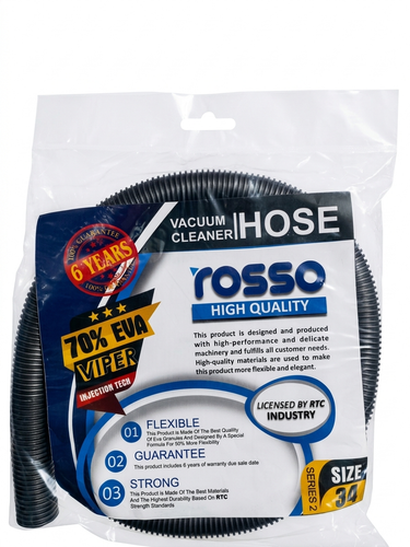 شلنگ خرطومی جاروبرقی Rosso سایز 34 با کیفیت اقتصادی و انعطاف مناسب